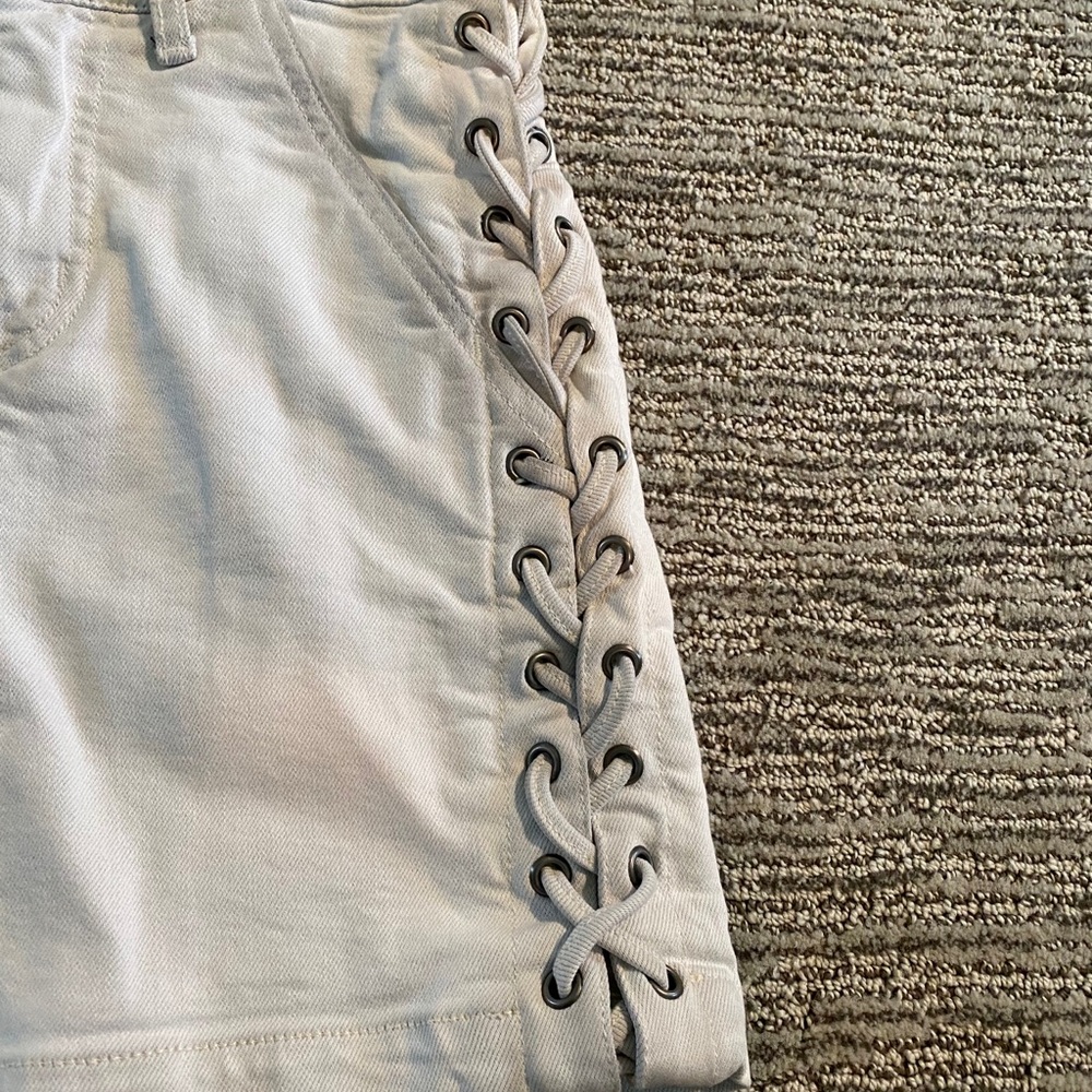 ALC Denim Lace Up Skirt - Picture 9 of 13